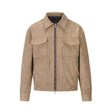Klassische Bomberjacke Herren – Beige