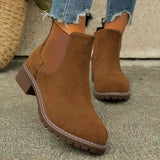 klassische Chelsea Boots – Braun