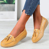 Klassische Damen Loafer – Aprikose