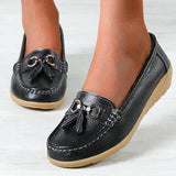 Klassische Damen Loafer – Schwarz
