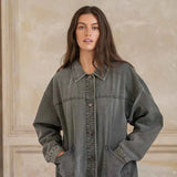 Klassische Denimjacke – Grau