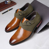 Klassische Monkstrap Herrenschuhe Für Hochzeit – Grün