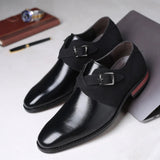 Klassische Monkstrap Herrenschuhe Für Hochzeit – Schwarz