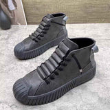 Klassische Stiefel Herren – Grau