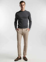 Klassischer Pullover Herren – Grau