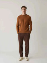 Klassischer Pullover Herren – Braun