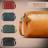 Annika - Leder Meisterwerk Handtasche – ROT