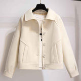Kurze Jacke – Aprikose