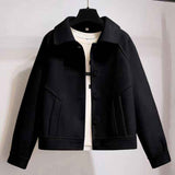 Kurze Jacke – Schwarz