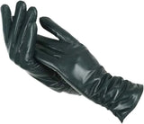 Lammfell Handschuhe Damen – Dunkelgrün
