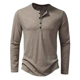 Langarmshirt Herren – Khaki