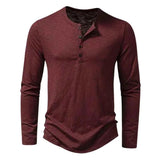 Langarmshirt Herren – Rot