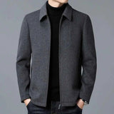 Lässige Reversjacke Für Herren – Grau