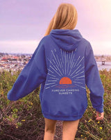 Lässiger Oversize Hoodie – Blau