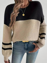 Lea | This Pullover Damen elegant und lässig zugleich – Khaki