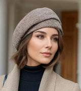 Mia | This Elegante Damen-Mütze modern Pariser Stil – Braun