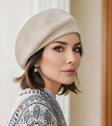 Mia | This Elegante Damen-Mütze modern Pariser Stil – Beige