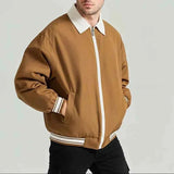 Legere Bomberjacke – Braun