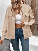 Leichte Jacke Damen – Khaki
