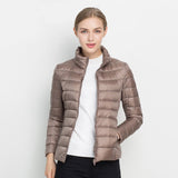 Leichte Steppjacke Damen Kurz – Beige