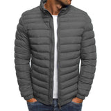 Leichte Steppjacke Herren Modern – Grau