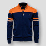 Leichte Strickjacke Herren – Orange