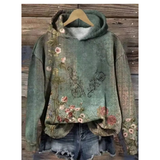 Lieselotte | Damen Grün Oversize Hoodie Langarm – Grün