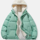 Lina | Damen Komfort Outdoor Winterjacke – Mintgrün