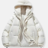 Lina | Damen Komfort Outdoor Winterjacke – Weiß