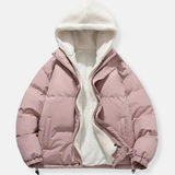 Lina | Damen Komfort Outdoor Winterjacke – Rosa