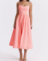 Lea | Festliches Damenkleid elegant und stilvoll – Rosa (fast ausverkauft)