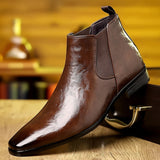 Lorenz | Herren Chelsea Stiefeletten Boots Braun – Braun