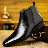 Lorenz | Herren Chelsea Stiefeletten Boots Braun – Schwarz