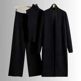Loungewear Set Damen – Schwarz