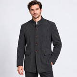 Lukas | Herren Freizeit Winterjacke im Slim Fit – Grau