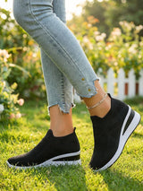 Ella | Stilvolle Sneaker Damen Elegant – Schwarz