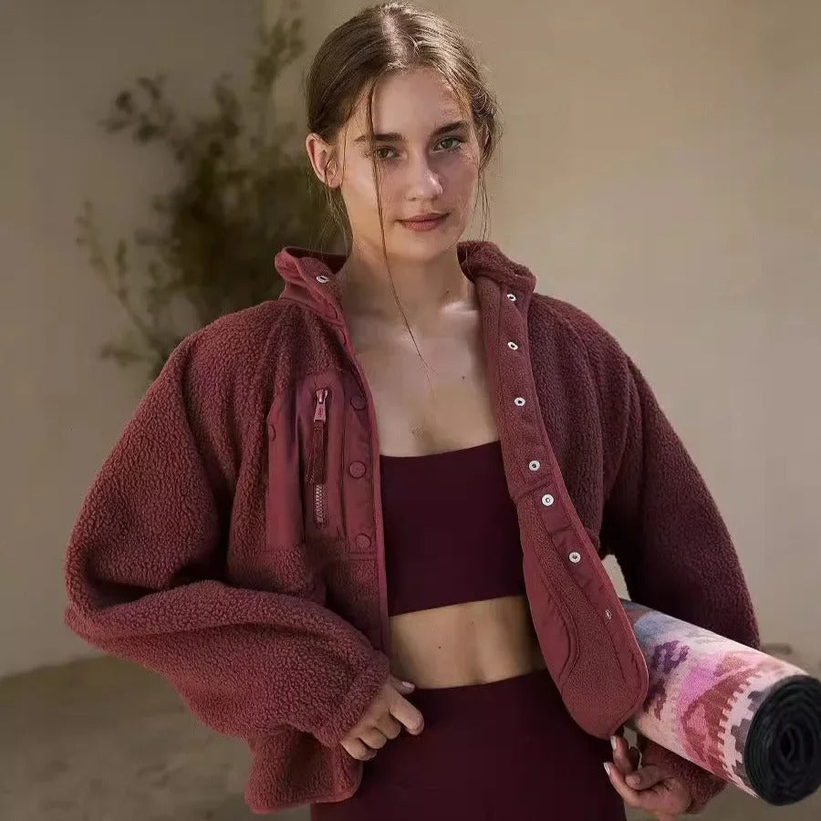 Milana® | Warme Fleecejacke mit Taschen