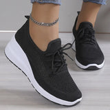 Leonie | Damen Bequeme Sneaker im täglichen Running-Stil – Schwarz