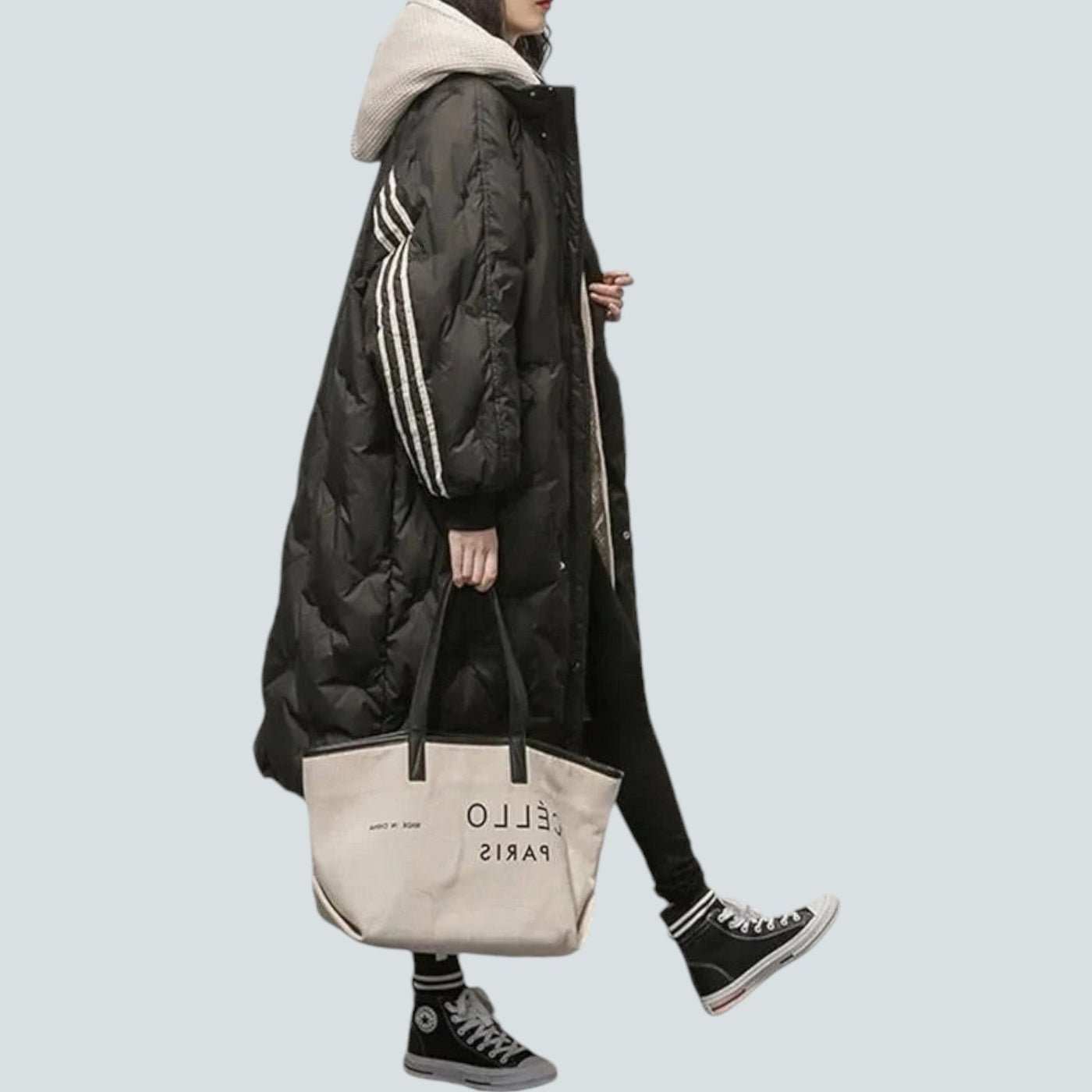 Ferisha | Lange gefütterte Jacke für Frauen