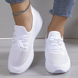 Leonie | Damen Bequeme Sneaker im täglichen Running-Stil – Weiß