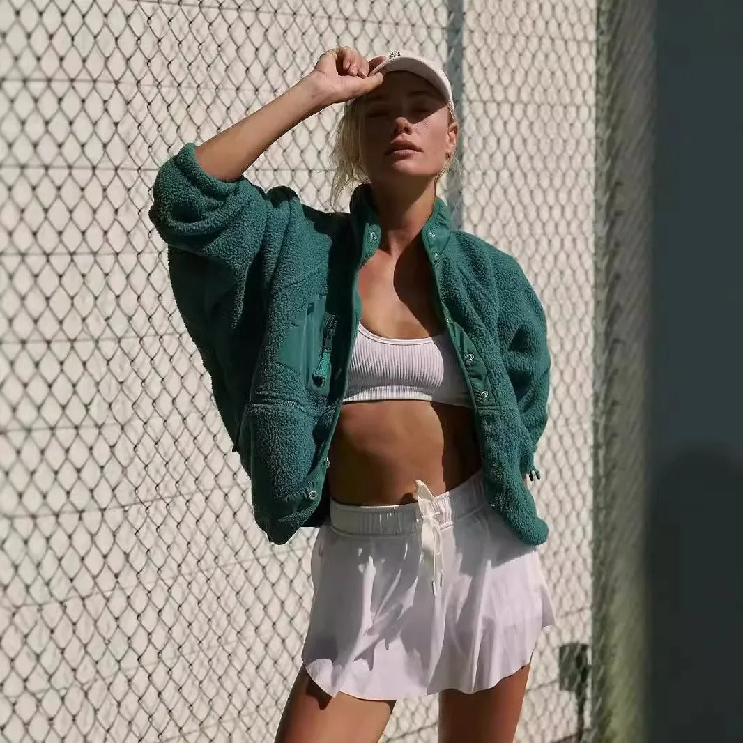 Milana® | Warme Fleecejacke mit Taschen