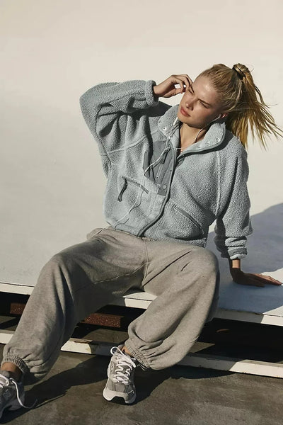 Milana® | Warme Fleecejacke mit Taschen