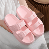Orthopädische Sandalen für Damen | Verstellbare Fußgewölbestütze – Rosa