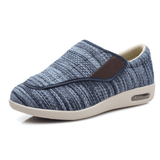 Diabetikerschuhe für Damen mit breiter Zehenkappe | Fußgewölbestütze – Himmelblau