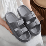 Orthopädische Sandalen für Damen | Verstellbare Fußgewölbestütze – Grau