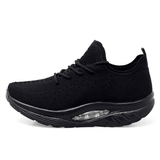 Orthopädische Laufschuhe für Damen | Fußgewölbestütze – Schwarz