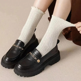 Melanie | Damen Trachtensocken mit Design – Weiß