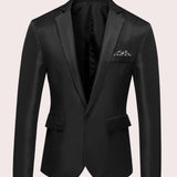 Levin | Herren Blazer mit Business Schnitt – Schwarz