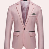 Levin | Herren Blazer mit Business Schnitt – Rosa