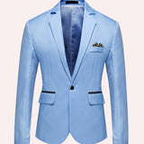 Levin | Herren Blazer mit Business Schnitt – Blau